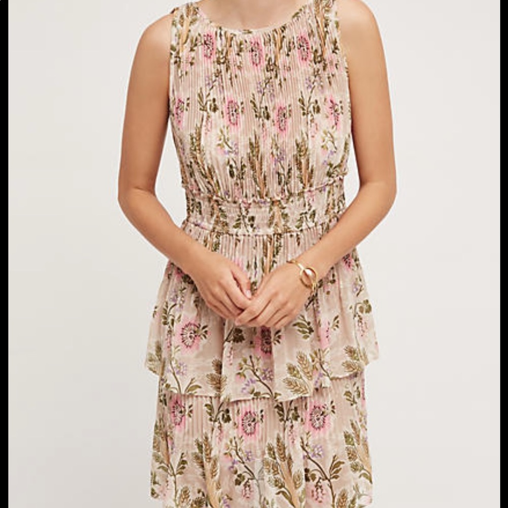 Anthropologie Tracy Reese floral dress size medium